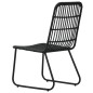 vidaXL Juego de comedor para jardín 3 piezas ratán sintético y vidrio vidaXL Juego de comedor para jardín 3 piezas ratán sintético y vidrio