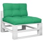 vidaXL Cojines para palets 2 unidades tela verde vidaXL Cojines para palets 2 unidades tela verde