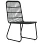 vidaXL Juego de comedor para jardín 9 piezas ratán sintético y vidrio vidaXL Juego de comedor para jardín 9 piezas ratán sintético y vidrio