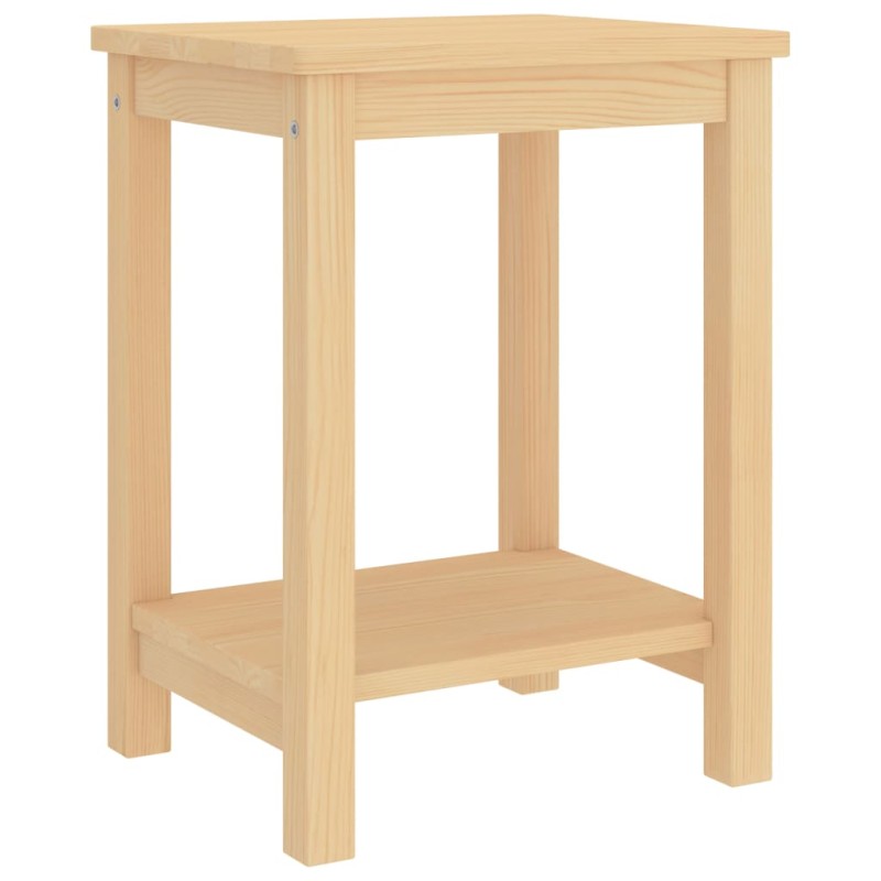 vidaXL Mesita de noche madera de mango color madera clara 40x30x50 cm
