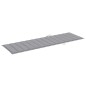vidaXL Tumbona con cojín madera maciza de acacia y acero galvanizado vidaXL Tumbona con cojín madera maciza de acacia y acero galvanizado