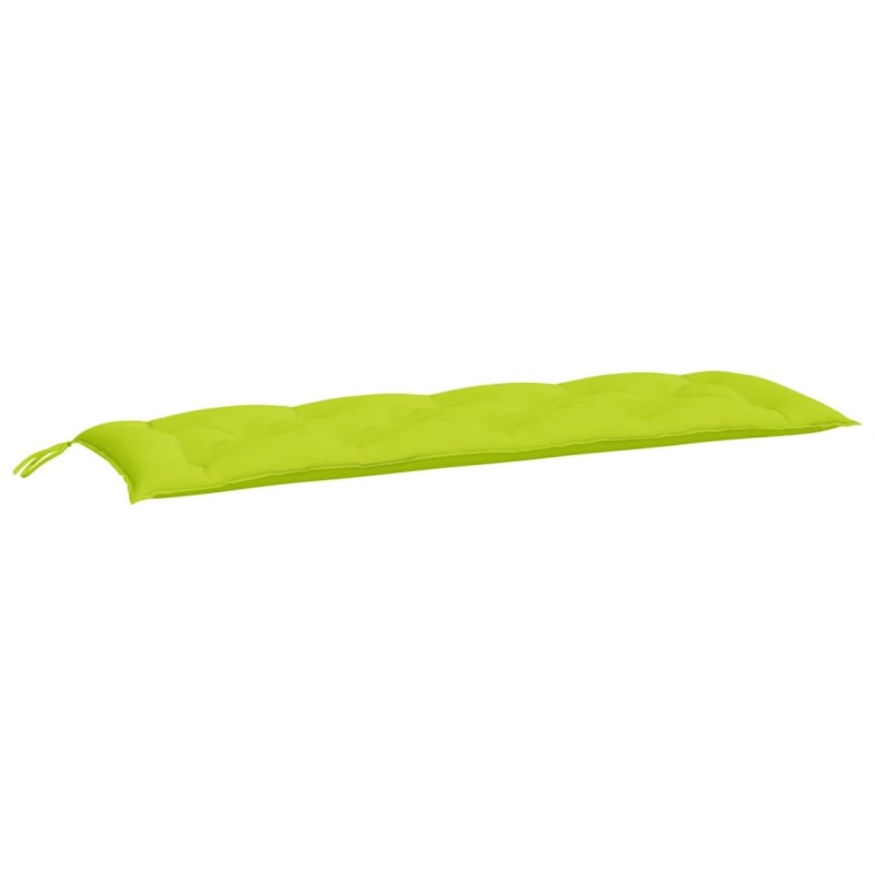 vidaXL Cojín de banco de jardín tela Oxford verde claro 150x50x7 cm vidaXL Cojín de banco de jardín tela Oxford verde claro 150x50x7 cm