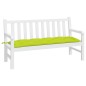 vidaXL Cojín de banco de jardín tela Oxford verde claro 150x50x7 cm vidaXL Cojín de banco de jardín tela Oxford verde claro 150x50x7 cm