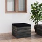 vidaXL Otomana de palets para jardín con cojín madera de pino vidaXL Otomana de palets para jardín con cojín madera de pino