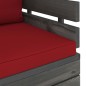 vidaXL Sillón de jardín con cojines madera de pino vidaXL Sillón de jardín con cojines madera de pino