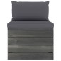 vidaXL Muebles de palets de jardín 6 piezas cojines madera maciza pino vidaXL Muebles de palets de jardín 6 piezas cojines madera maciza pino