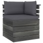 vidaXL Muebles de palets de jardín 6 piezas cojines madera maciza pino vidaXL Muebles de palets de jardín 6 piezas cojines madera maciza pino