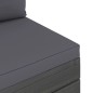 vidaXL Muebles de palets de jardín 6 piezas cojines madera maciza pino vidaXL Muebles de palets de jardín 6 piezas cojines madera maciza pino