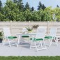 vidaXL Cojines de silla de jardín 4 uds tela Oxford verde 50x50x7 cm vidaXL Cojines de silla de jardín 4 uds tela Oxford verde 50x50x7 cm