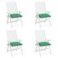 vidaXL Cojines de silla de jardín 4 uds tela Oxford verde 50x50x7 cm vidaXL Cojines de silla de jardín 4 uds tela Oxford verde 50x50x7 cm