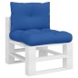 vidaXL Cojines para palets 2 unidades tela azul royal vidaXL Cojines para palets 2 unidades tela azul royal