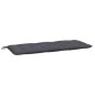 vidaXL Cojín de banco de jardín tela Oxford gris antracita 120x50x7 cm vidaXL Cojín de banco de jardín tela Oxford gris antracita 120x50x7 cm