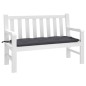 vidaXL Cojín de banco de jardín tela Oxford gris antracita 120x50x7 cm vidaXL Cojín de banco de jardín tela Oxford gris antracita 120x50x7 cm
