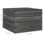 vidaXL Muebles de palets para jardín 7 pzas cojines madera maciza pino vidaXL Muebles de palets para jardín 7 pzas cojines madera maciza pino