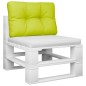 vidaXL Cojín para palets de tela verde claro 50x40x12 cm vidaXL Cojín para palets de tela verde claro 50x40x12 cm