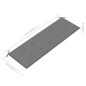 vidaXL Banco Batavia madera maciza de teca con cojín gris 150 cm vidaXL Banco Batavia madera maciza de teca con cojín gris 150 cm