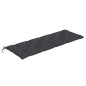 vidaXL Banco Batavia madera maciza teca con cojín gris antracita 150cm vidaXL Banco Batavia madera maciza teca con cojín gris antracita 150cm