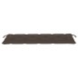 vidaXL Banco Batavia madera maciza de teca con cojín gris taupe 150 cm vidaXL Banco Batavia madera maciza de teca con cojín gris taupe 150 cm
