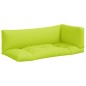 vidaXL Cojines para sofá de palets 3 unidades tela verde claro vidaXL Cojines para sofá de palets 3 unidades tela verde claro