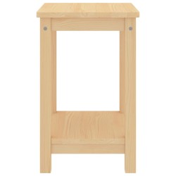vidaXL Mesita de noche madera de mango color madera clara 40x30x50 cm