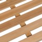 vidaXL Banco de jardín madera de teca con cojín a cuadros gris 120 cm vidaXL Banco de jardín madera de teca con cojín a cuadros gris 120 cm