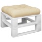 vidaXL Cojín para sofá de palets de tela beige 58x58x10 cm vidaXL Cojín para sofá de palets de tela beige 58x58x10 cm