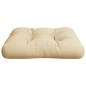 vidaXL Cojín para sofá de palets de tela beige 58x58x10 cm vidaXL Cojín para sofá de palets de tela beige 58x58x10 cm