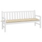 vidaXL Cojín de banco de jardín tela Oxford beige 180x50x7 cm vidaXL Cojín de banco de jardín tela Oxford beige 180x50x7 cm