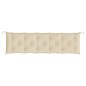 vidaXL Cojín de banco de jardín tela Oxford beige 180x50x7 cm vidaXL Cojín de banco de jardín tela Oxford beige 180x50x7 cm