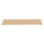 vidaXL Banco de jardín apilable con cojín madera maciza de teca 159 cm vidaXL Banco de jardín apilable con cojín madera maciza de teca 159 cm