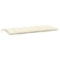 vidaXL Cojín de banco de jardín tela Oxford blanco crema 120x50x7 cm vidaXL Cojín de banco de jardín tela Oxford blanco crema 120x50x7 cm