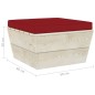 vidaXL Muebles de jardín de palets 3 pzas y cojines madera de abeto vidaXL Muebles de jardín de palets 3 pzas y cojines madera de abeto