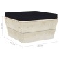 vidaXL Otomana de palets de jardín con cojín madera abeto impregnada vidaXL Otomana de palets de jardín con cojín madera abeto impregnada