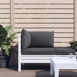 vidaXL Cojines para palets 3 unidades tela Oxford gris antracita