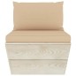 vidaXL Muebles de jardín de palets 6 piezas y cojines madera de abeto vidaXL Muebles de jardín de palets 6 piezas y cojines madera de abeto