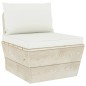 vidaXL Muebles de jardín de palets 8 piezas y cojines madera de abeto vidaXL Muebles de jardín de palets 8 piezas y cojines madera de abeto
