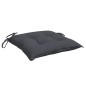 vidaXL Cojines sillas de jardín 2 uds tela Oxford antracita 40x40x7 cm vidaXL Cojines sillas de jardín 2 uds tela Oxford antracita 40x40x7 cm
