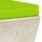 vidaXL Muebles de jardín de palets 7 piezas y cojines madera de abeto vidaXL Muebles de jardín de palets 7 piezas y cojines madera de abeto