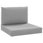 vidaXL Cojines para palés 2 unidades tela Oxford gris vidaXL Cojines para palés 2 unidades tela Oxford gris