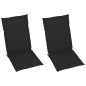 vidaXL Silla mecedora con cojín bambú vidaXL Silla mecedora con cojín bambú