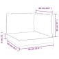 vidaXL Cojines para palets 3 unidades tela Oxford blanco crema vidaXL Cojines para palets 3 unidades tela Oxford blanco crema