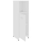 vidaXL Conjunto de muebles de baño 3 pzas madera contrachapada blanco