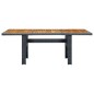 vidaXL Set comedor jardín 7 pzas cojines ratán sintético gris oscuro vidaXL Set comedor jardín 7 pzas cojines ratán sintético gris oscuro