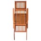 vidaXL Tumbona de jardín con reposapiés y cojín madera maciza acacia vidaXL Tumbona de jardín con reposapiés y cojín madera maciza acacia