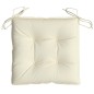 vidaXL Cojines sillas de jardín 6 uds tela Oxford crema 50x50x7 cm vidaXL Cojines sillas de jardín 6 uds tela Oxford crema 50x50x7 cm