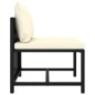 vidaXL Set de muebles de jardín 6 pzas y cojines ratán sintético negro vidaXL Set de muebles de jardín 6 pzas y cojines ratán sintético negro