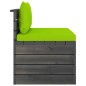 vidaXL Muebles de jardín de palets 2 piezas cojines madera maciza pino vidaXL Muebles de jardín de palets 2 piezas cojines madera maciza pino