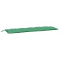 vidaXL Cojín de banco de jardín tela Oxford verde 180x50x7 cm