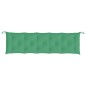 vidaXL Cojín de banco de jardín tela Oxford verde 180x50x7 cm