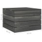 vidaXL Muebles de palets para jardín 9 pzas cojines madera maciza pino vidaXL Muebles de palets para jardín 9 pzas cojines madera maciza pino